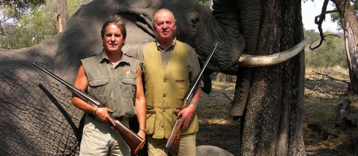 Joan Carles de Borbó la va fer grossa en la caça d'elefants a Botswana - La Sexta