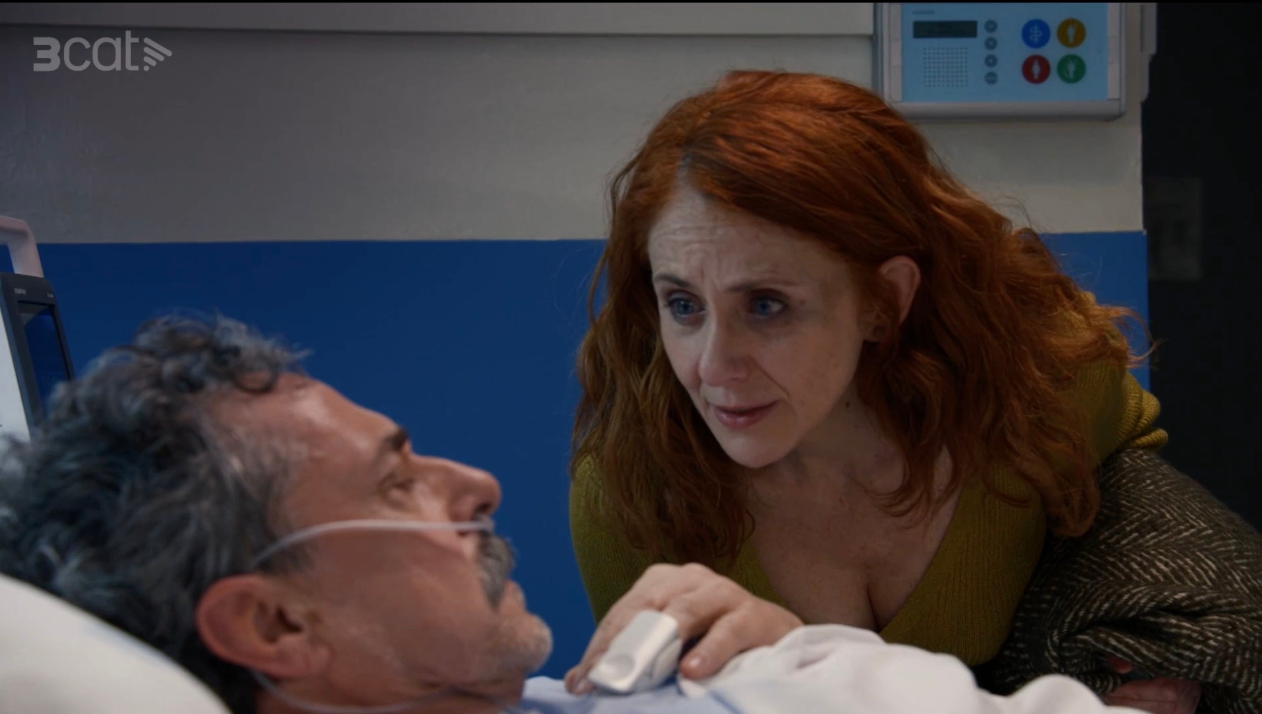 L'Eva en la visita al Josep després de l'infart, en un dels capítols d'aquesta setmana de 'Com si fos ahir' / 3Cat