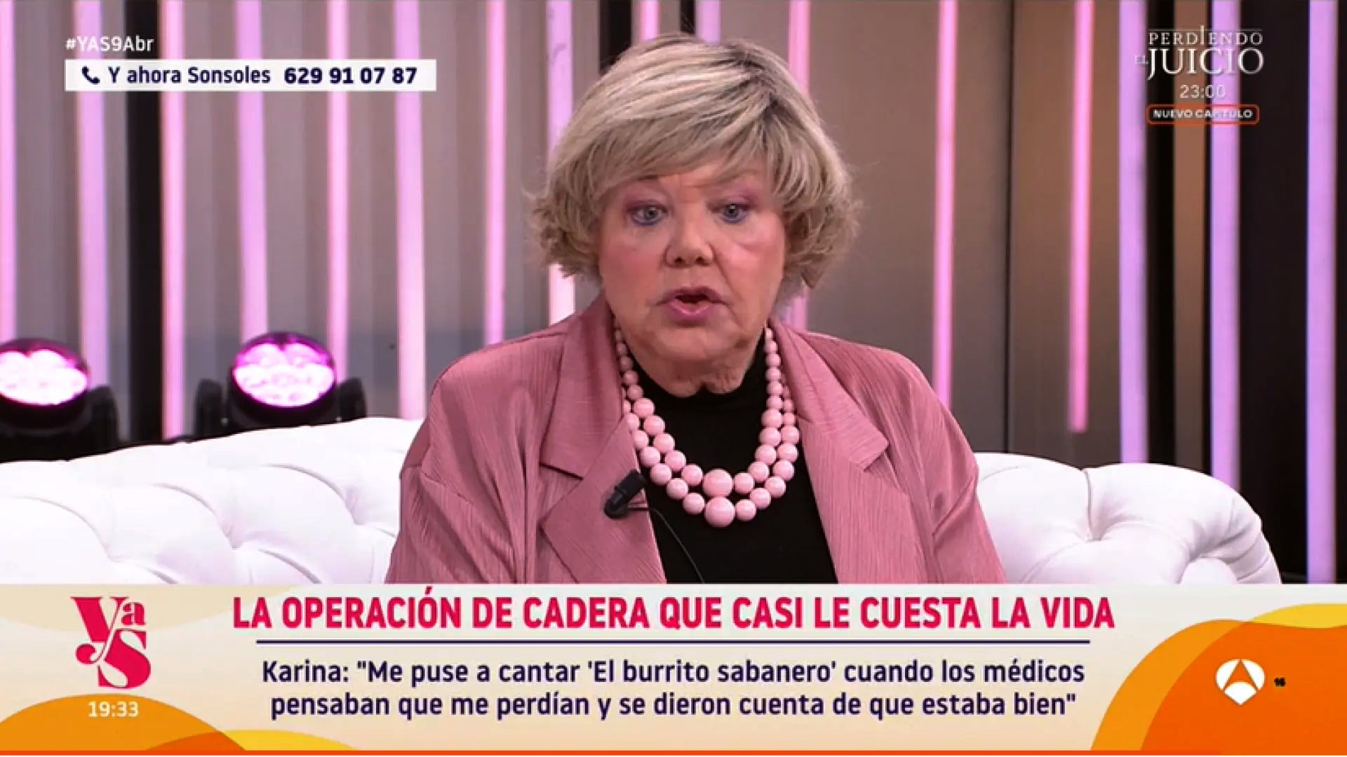 Karina explica les complicacions que ha tingut en una operació de maluc - Antena 3