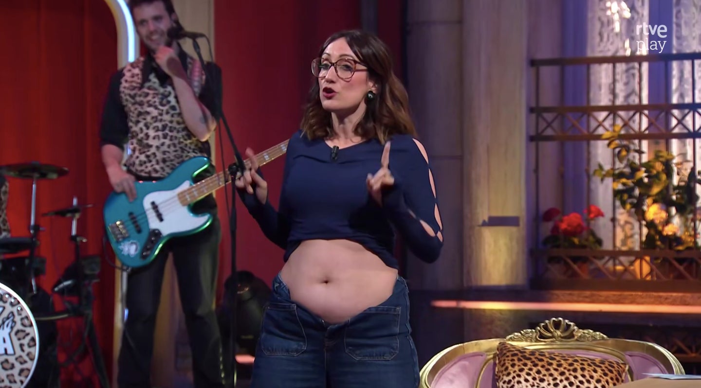 La col·laboradora ha fet un al·legat de body positive - TVE