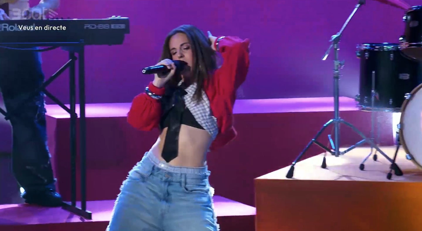 La Tura ha gaudit de l'última actuació al concurs - TV3