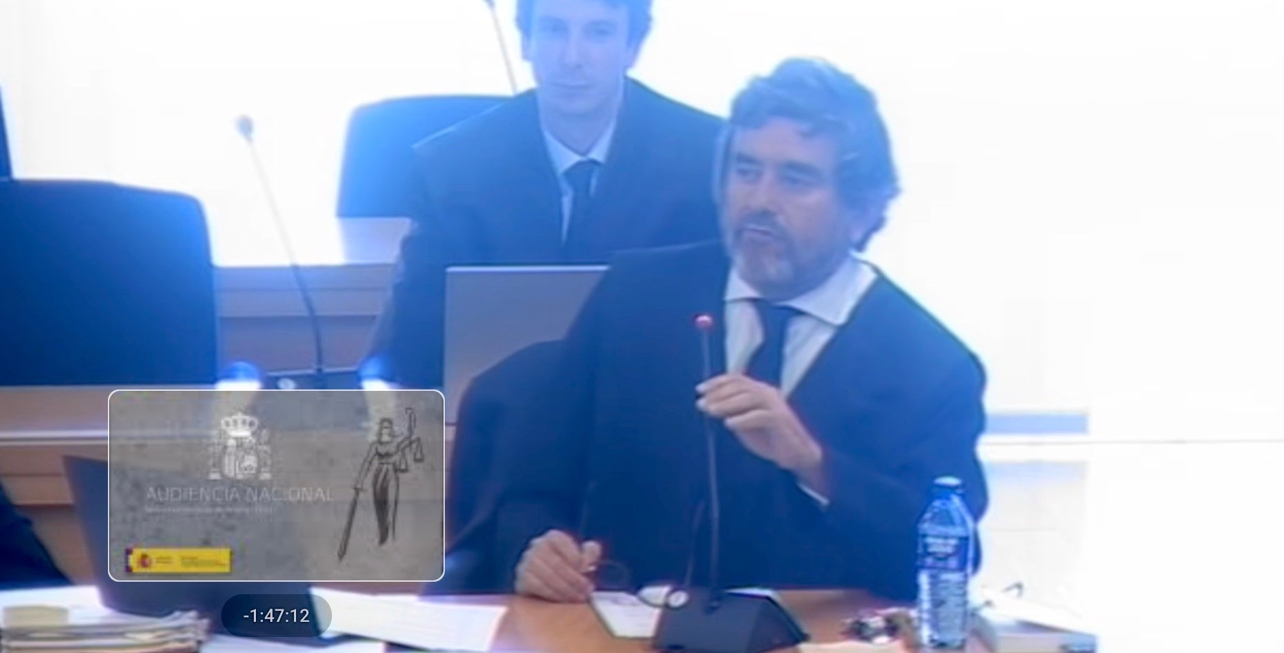 Jesús Mandri, en un momento de su intervención