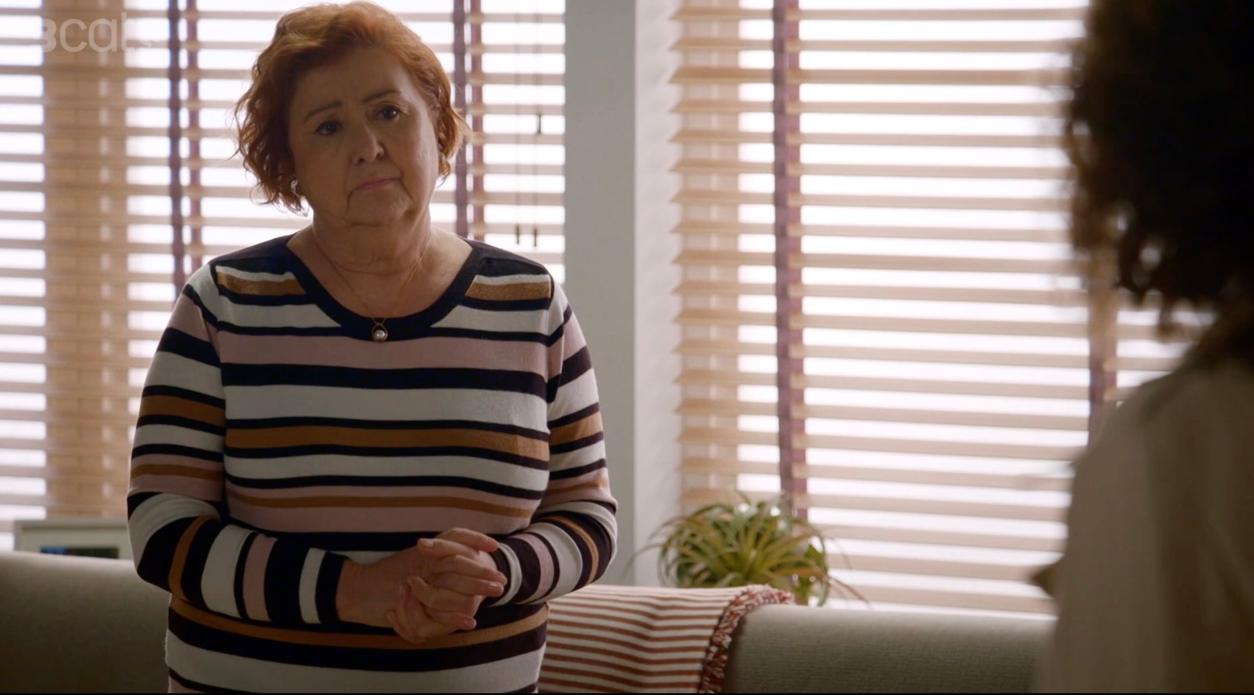 La Mari Carmen en l'última discussió amb la Noe, abans de la reconciliació telefònica, en un dels capítols d'aquesta setmana de 'Com si fos ahir' / 3Cat