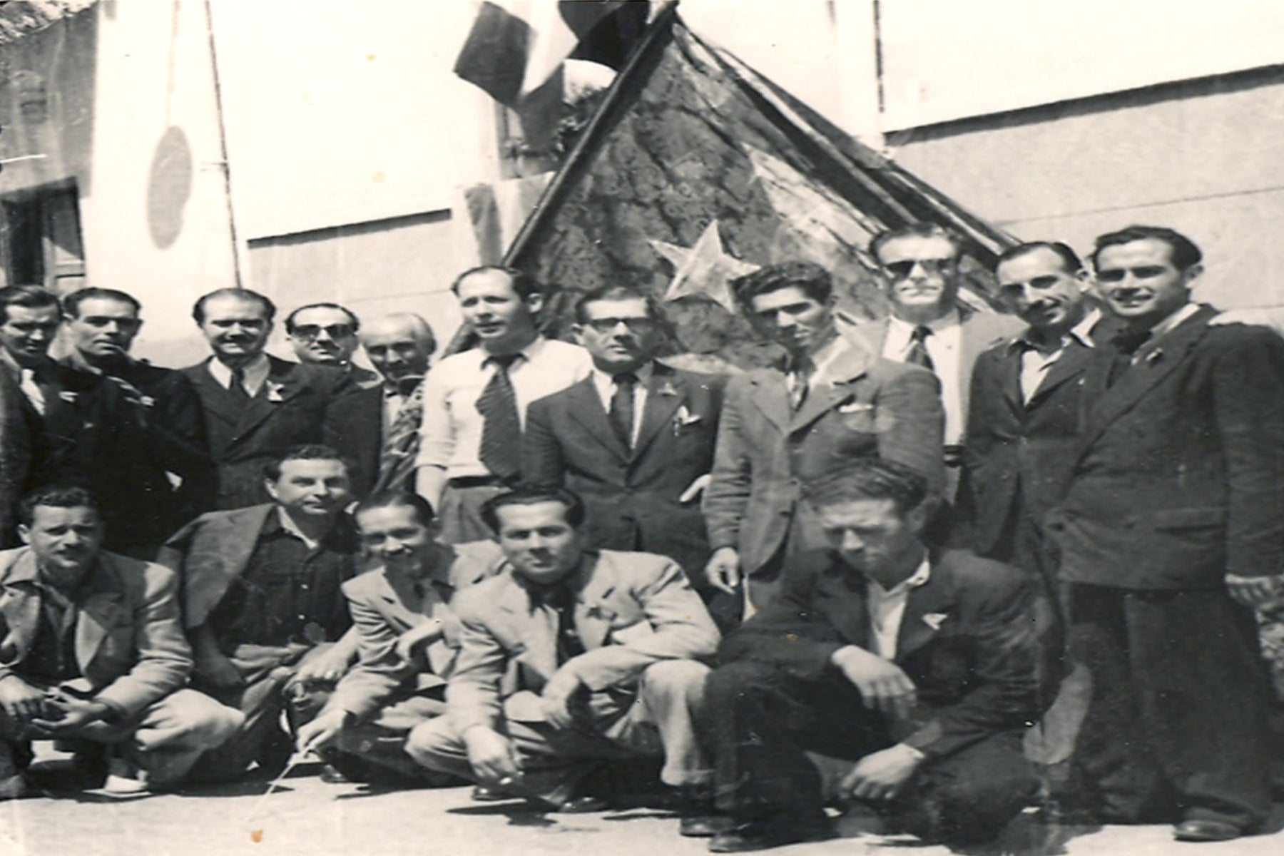 Reunió de membres del Front Nacional de Catalunya a Perpinyà, l'any 1945 / Cedida