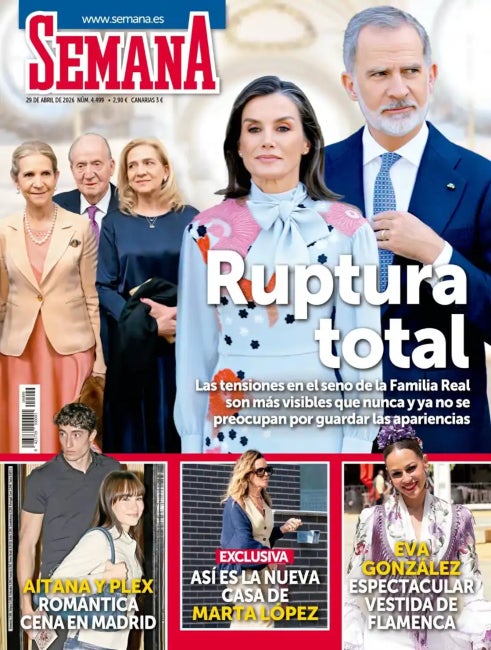Ruptura total i sense dissimular a dins de la família reial - Semana