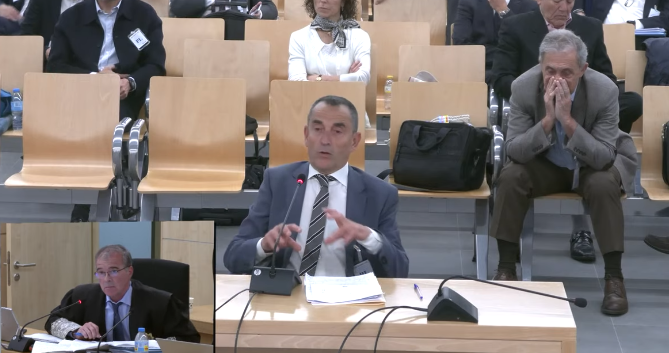 Josep Mallola en un moment de la seva declaració