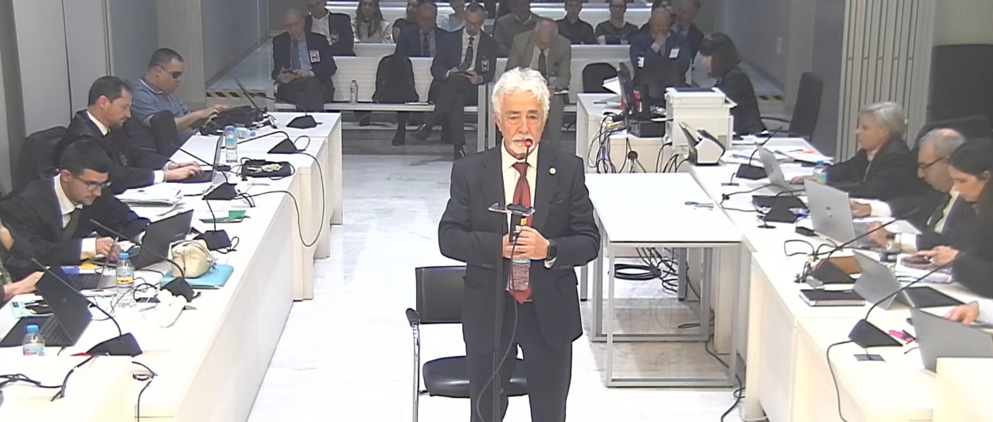 Manuel Vázquez, durant la seva testifical/QS