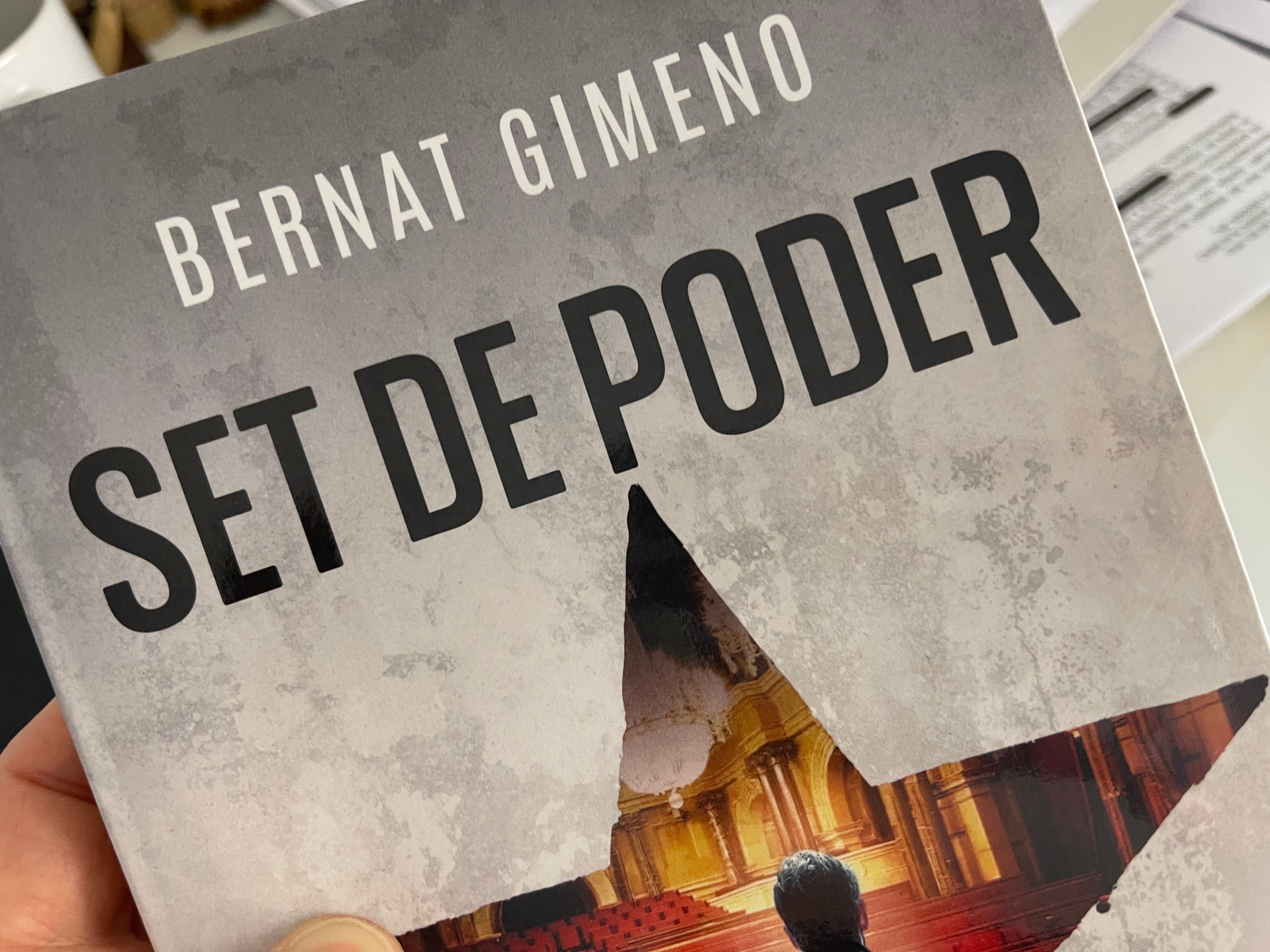 Portada del llibre Set de Poder, de Bernat Gimeno, a Rosa dels Vents/QS