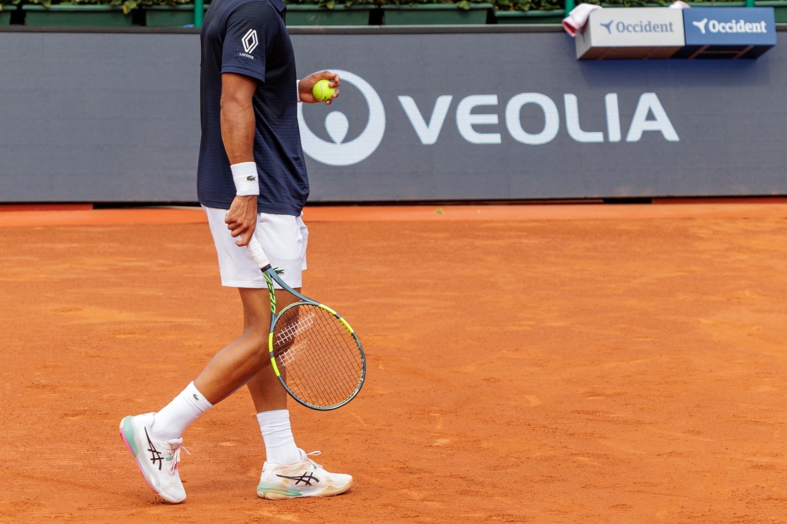 Veolia, amb Aigües de Barcelona, ha instal·lat 15 fonts en el torneig / Cedida