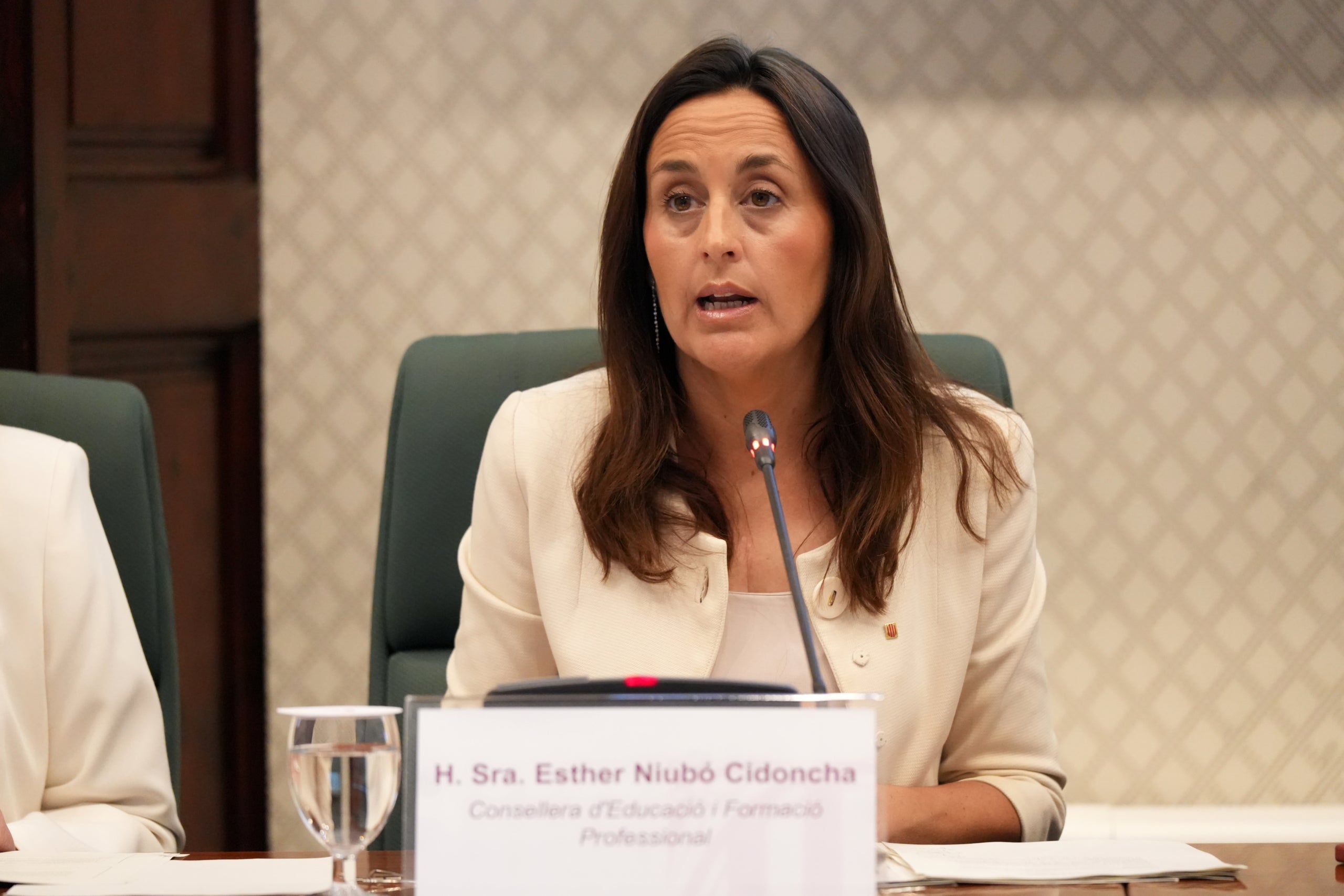 La consellera d'Educació, Esther Niubó, compareix en comissió al Parlament

| Marta Sierra (ACN)