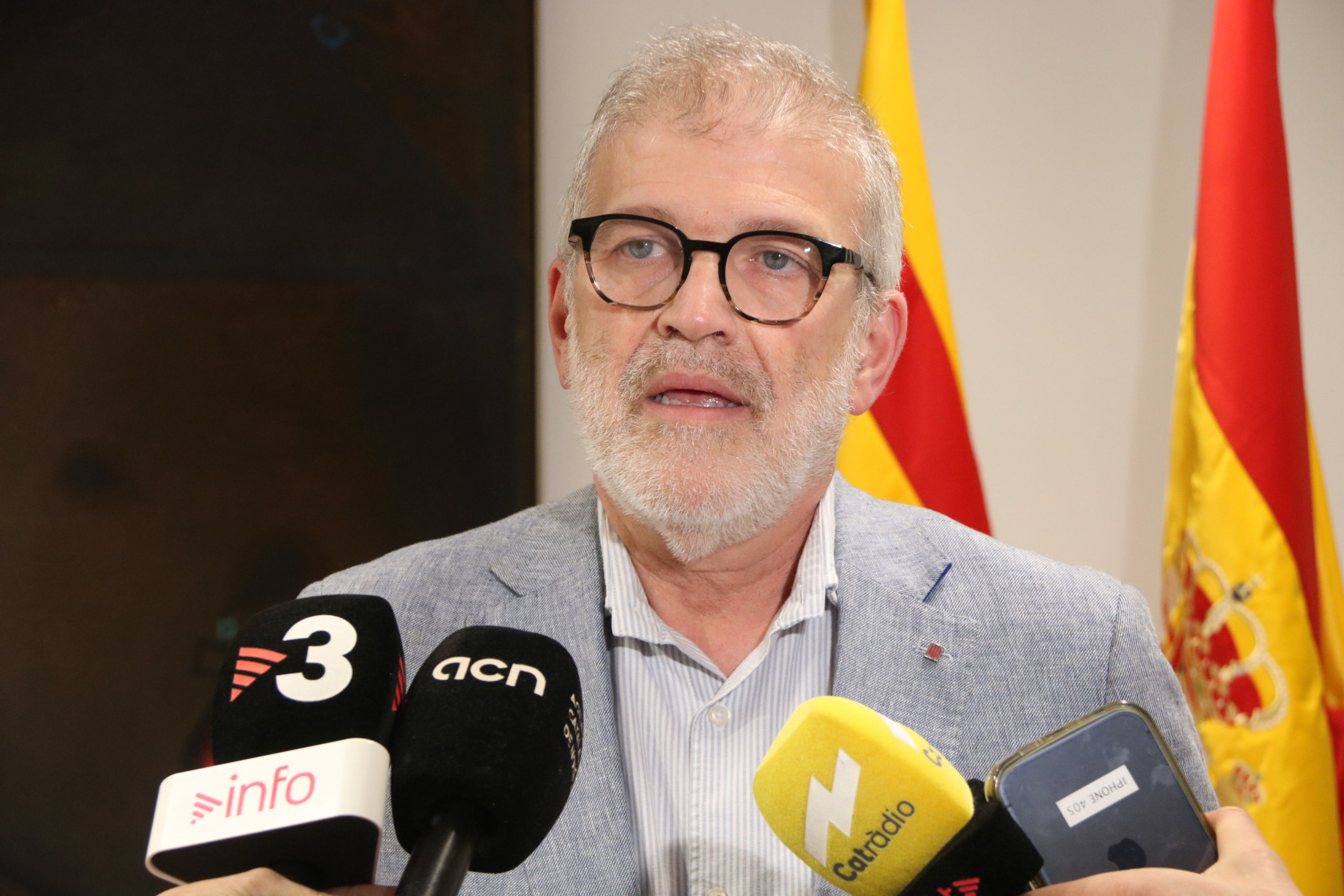 El secretario general de Salud Pública, Esteve Fernández, este viernes en Madrid | Miquel Vera Ligero (ACN)