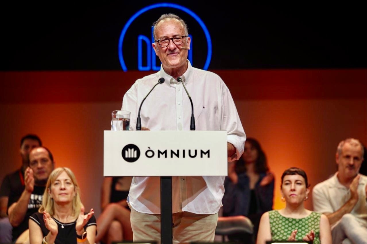 Xavier Antich, en el seu discurs a l'Assemblea d'Òmnium Cultural (ACN)