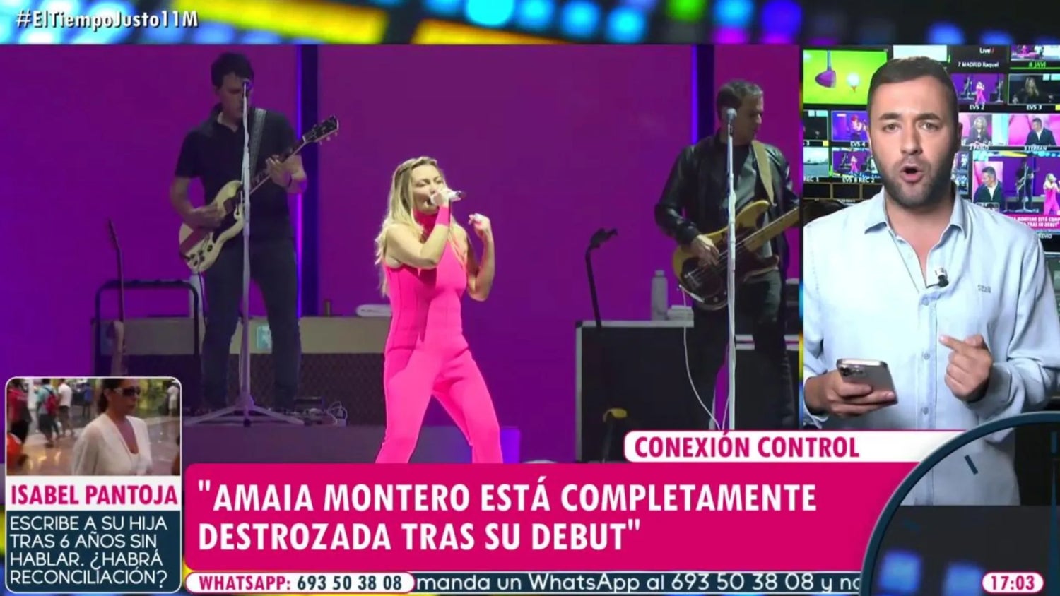 Amaia Montero, preocupada per les crítiques al seu debut - Telecinco