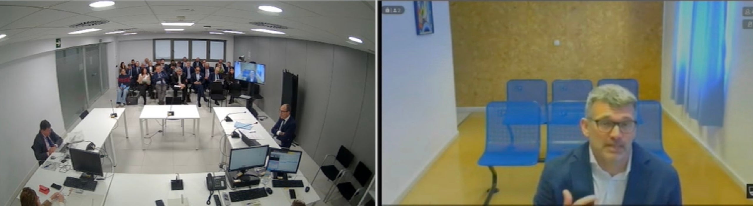 Imatge de la declaració de l'inspector Sánchez a l'Audiència Nacional/QS