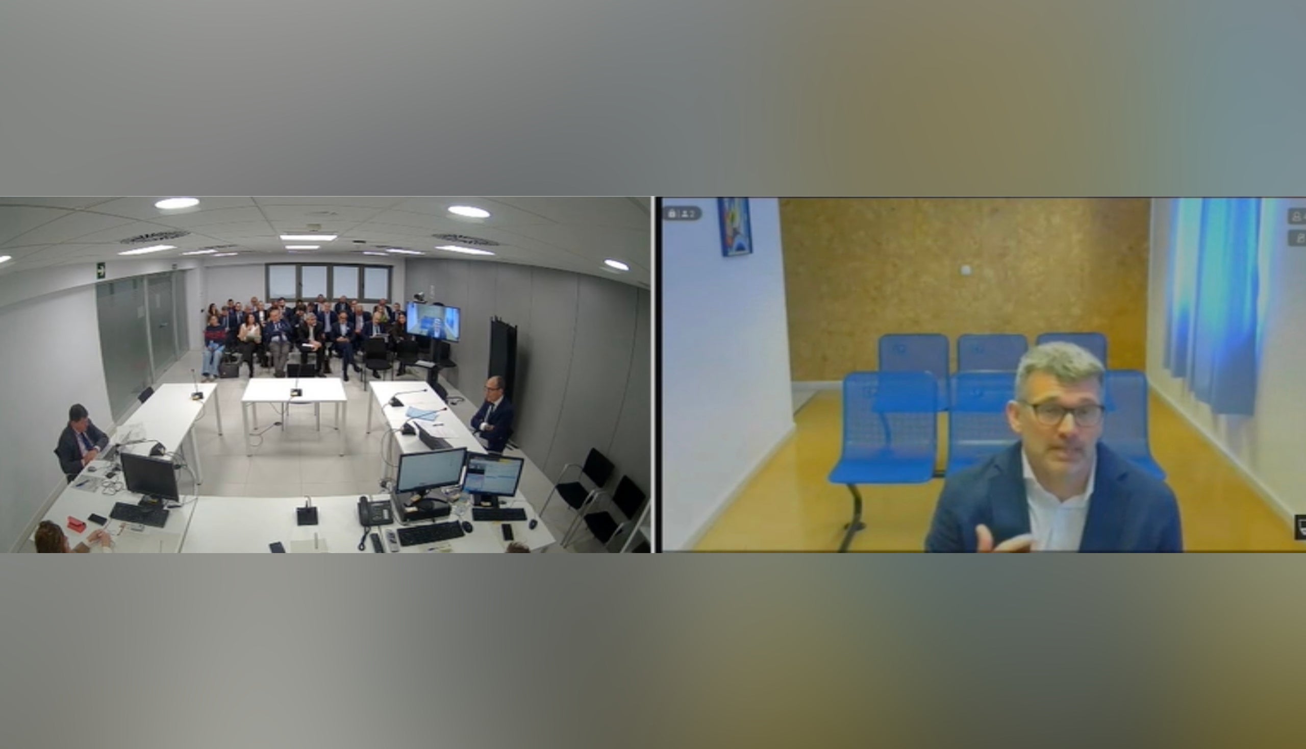 Imatge de la declaració de l'inspector Sánchez a l'Audiència Nacional/QS