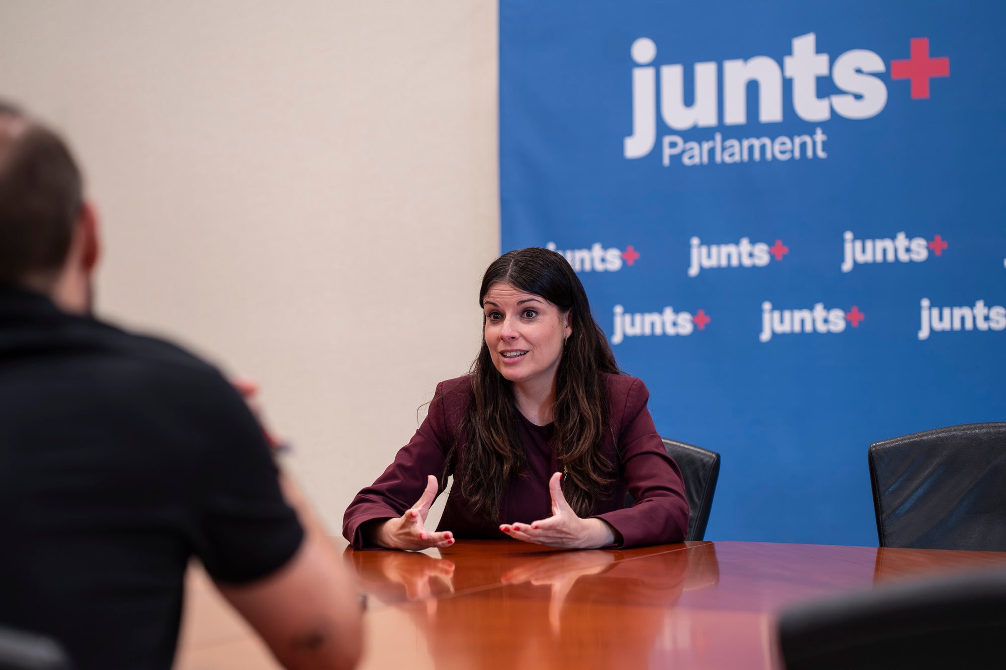 Mònica Sales, portavoz de Junts per Catalunya en el Parlamento de Cataluña. 14.05.2026 | Mireia Comas