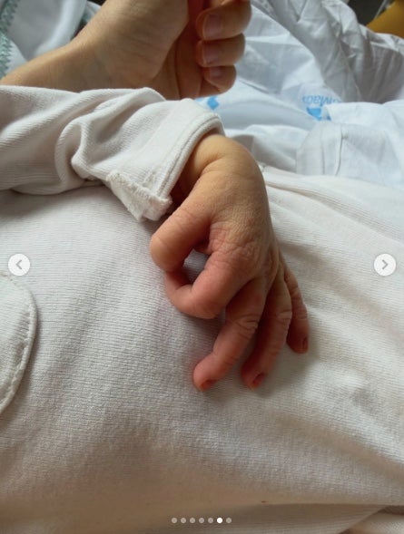 Els pares comparteixen la primera foto del bebè - Instagram