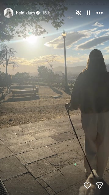 En aquesta visita, també ha anat a un mirador - Instagram