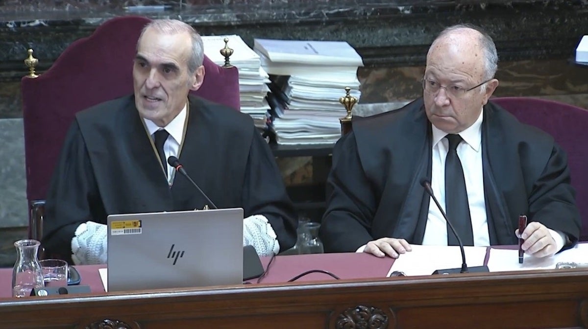 El jefe de la Fiscalía Anticorrupción, Alejandro Luzón, y el abogado del PP/ Alberto Durán, 

