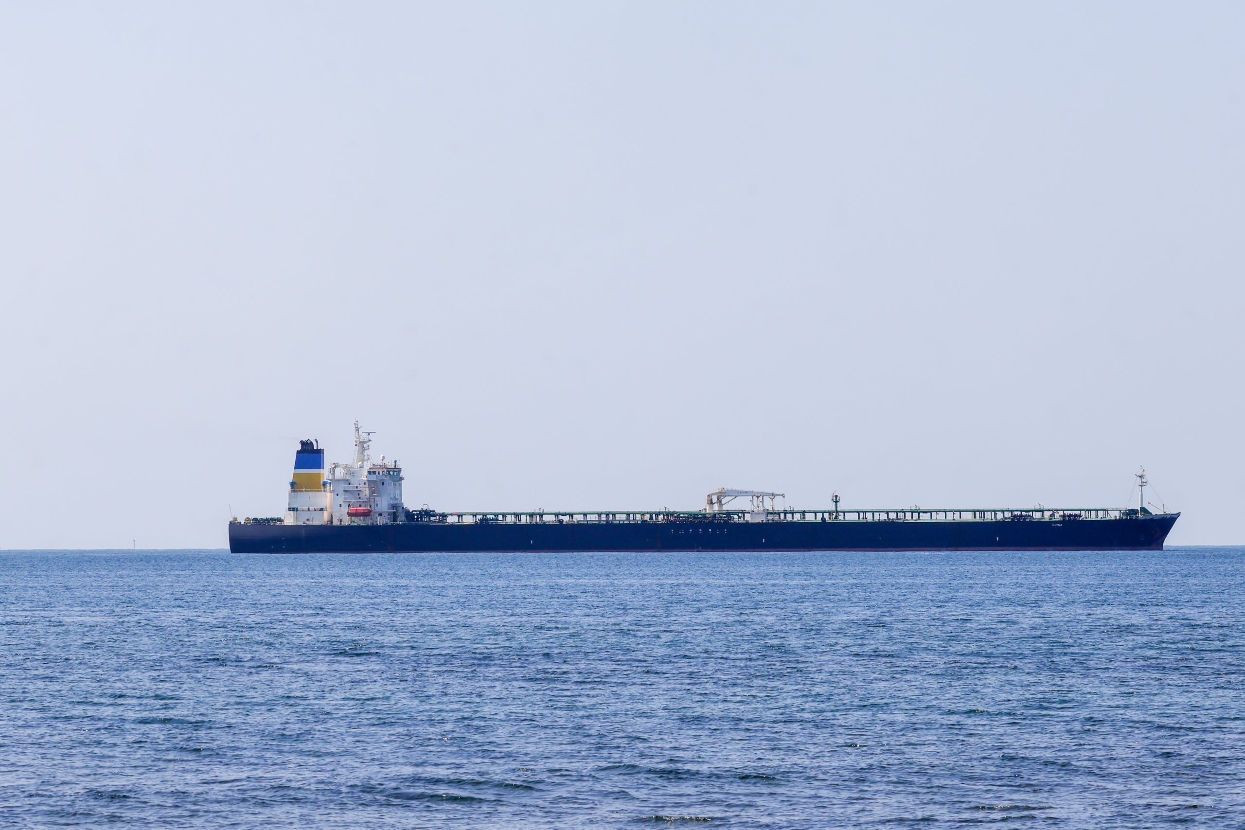 
El Deyna, un petrolier pertanyent a la 'flota fantasma' russa. Europa Press / Contacto / Gilles Bader
