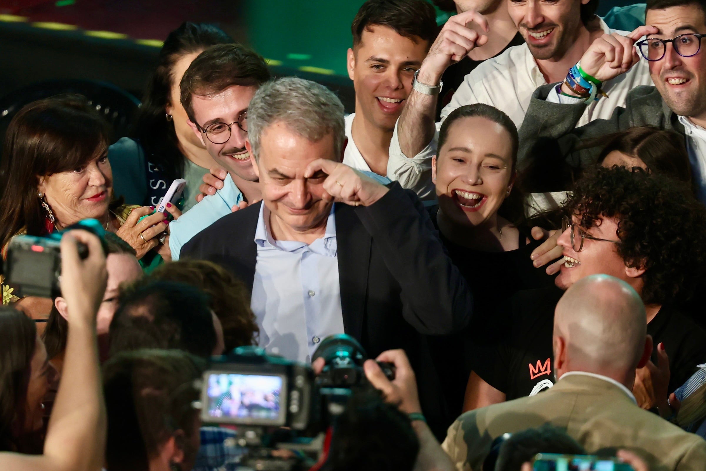 Zapatero en un míting de les andaluses/ Nacho Frade / Europa Press
