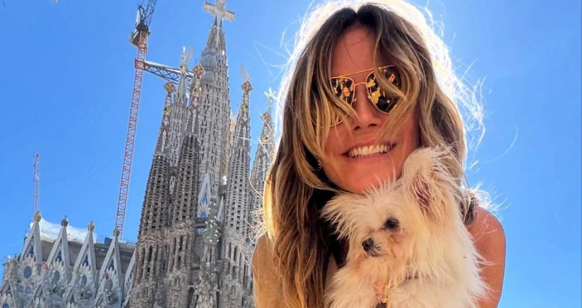 Heidi Klum, emocionada en el viatge a Barcelona - Instagram