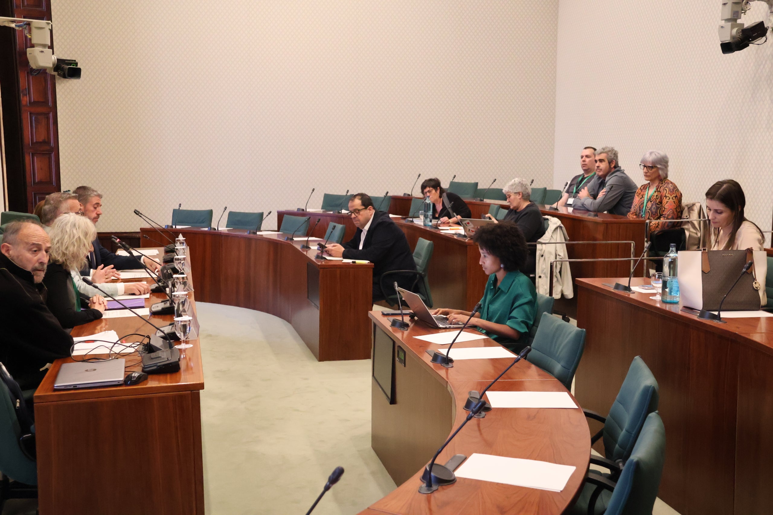 Una imatge de la comissió d'investigació de la DGAIA d'aquesta tarda/Parlament