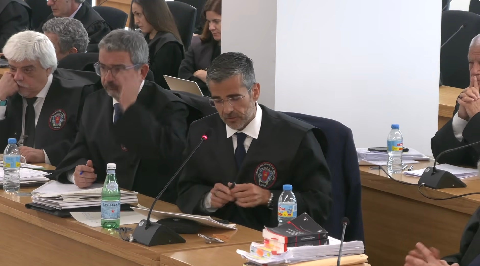 Jaime Campaner, en el momento de presentar su informe