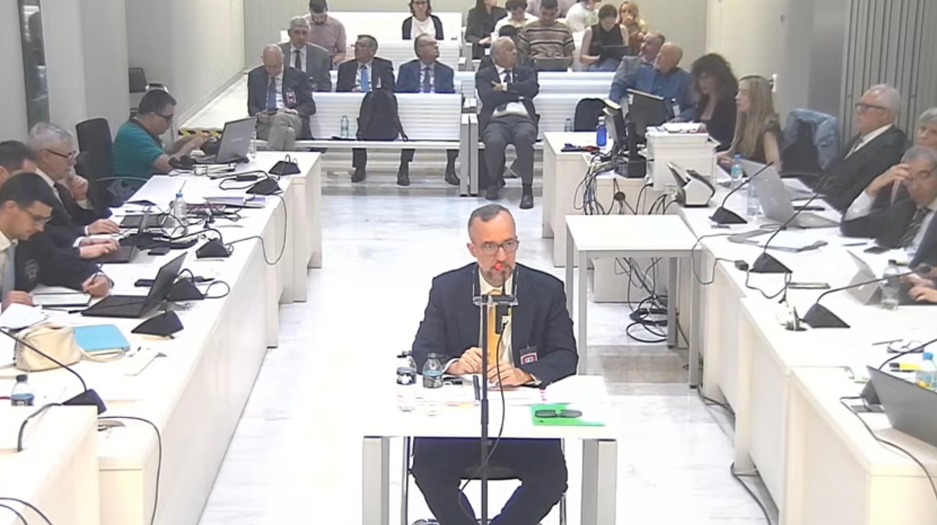 Francisco Martínez, en un momento de su declaración por la operación Kithen