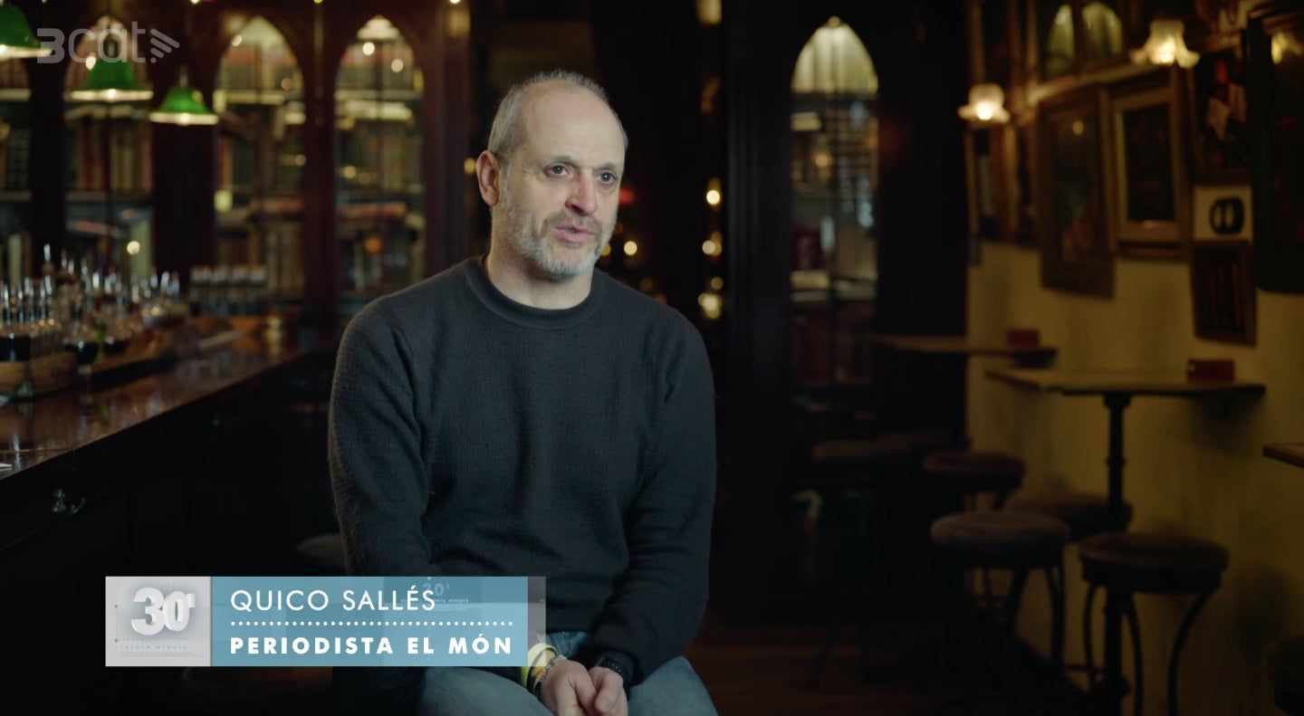 Quico Sallés ha participat en el documental del 30 Minuts - TV3