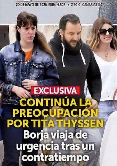 Tita Thyssen amb un contratemps de salut - Semana