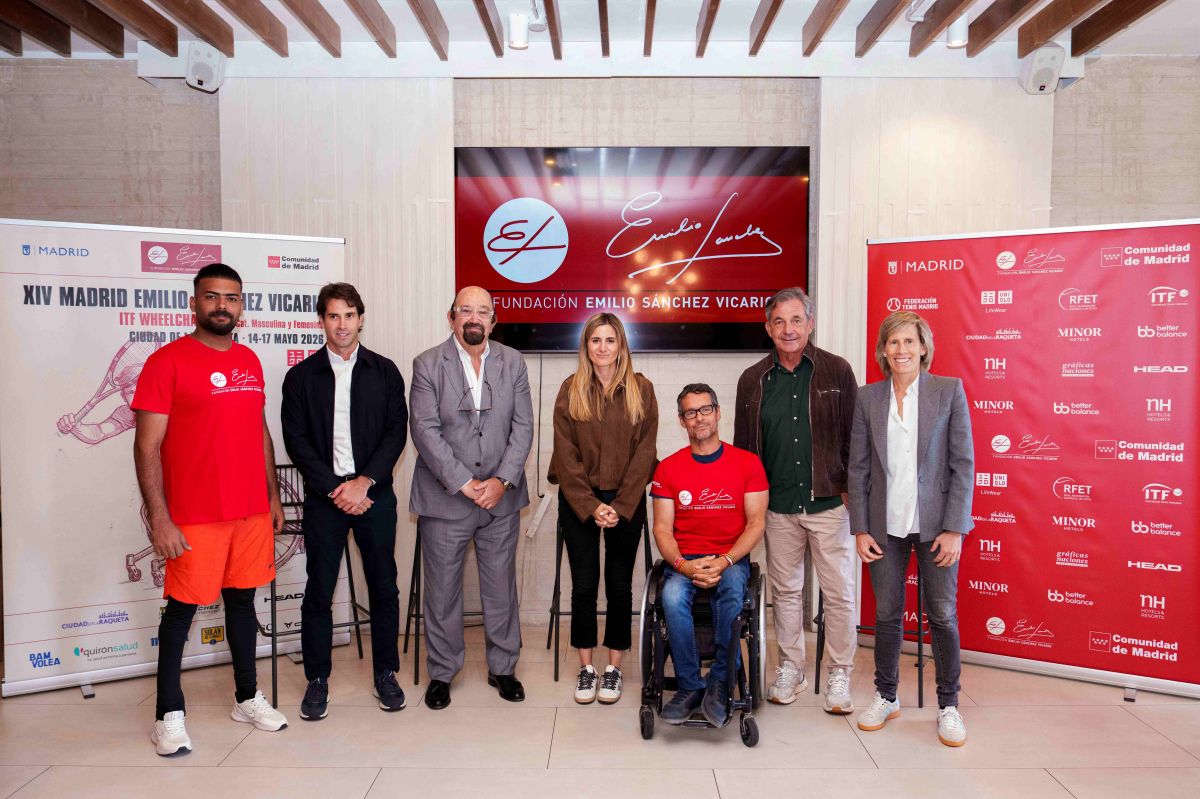 Presentació del Torneig Wheelchair | Foto de la Fundació Emilio Sánchez Vicario