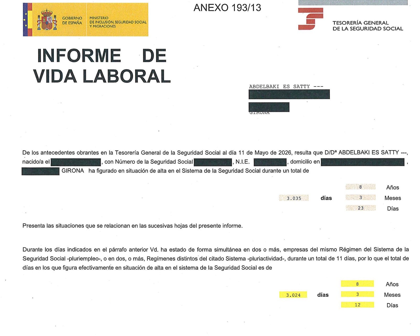 L'informe de vida laboral de l'imam de Ripoll/QS