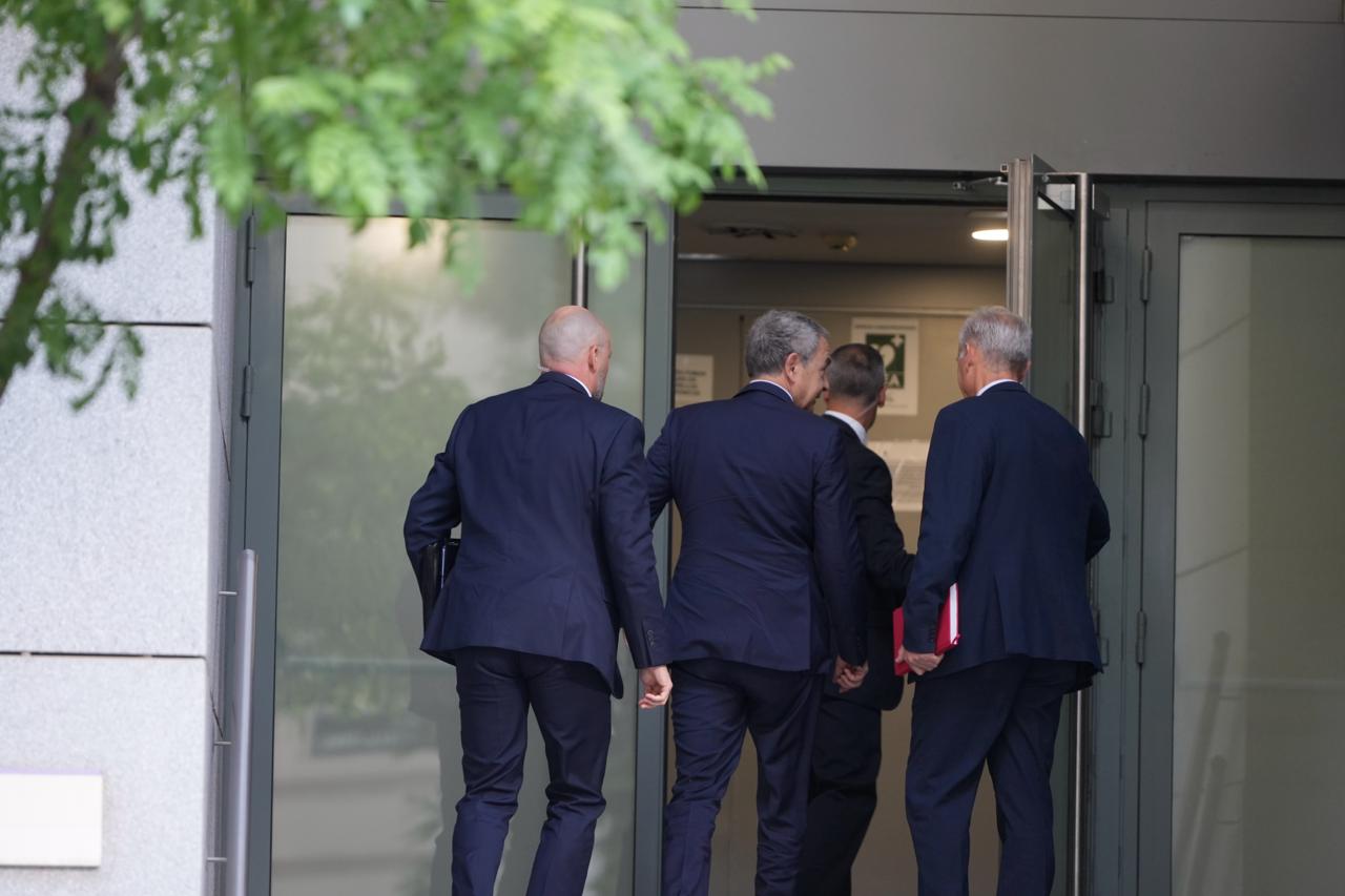 Zapatero, en arriba a l'Audiència Nacional/Javier Barbacho/ACN