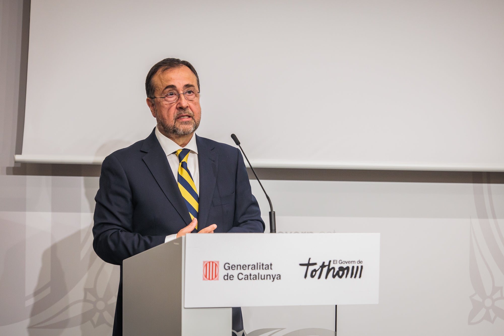 El secretari de govern del TSJC, Joaquim Martínez/DdJ