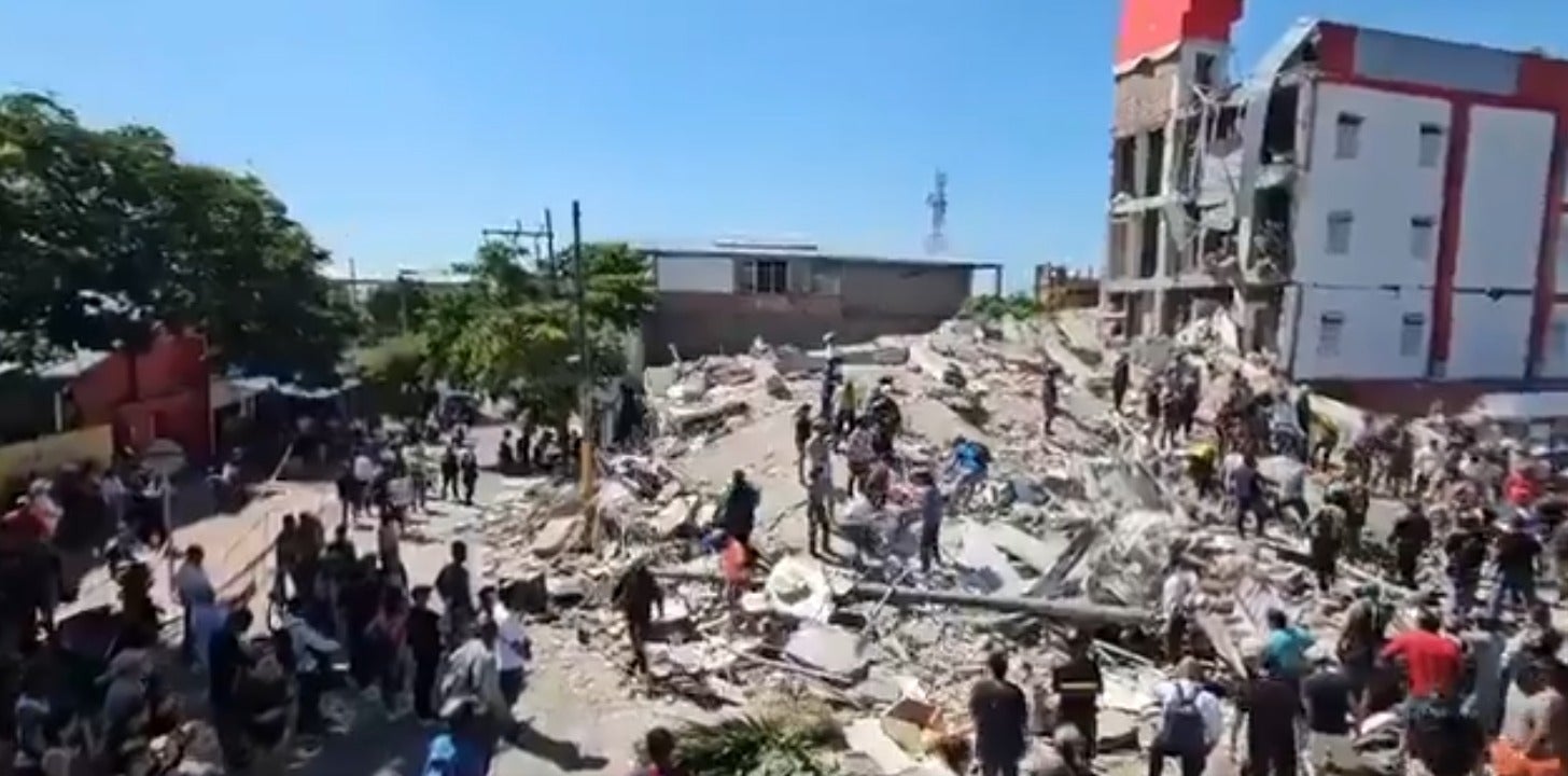 Col·lapse d'un edifici a Cali / X