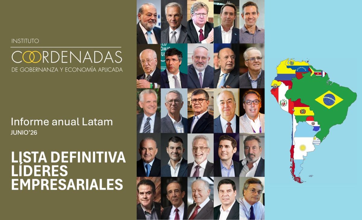 L'Instituto Coordenadas identifica els 25 empresaris més influents d'Amèrica Llatina el 2026 / Servimedia