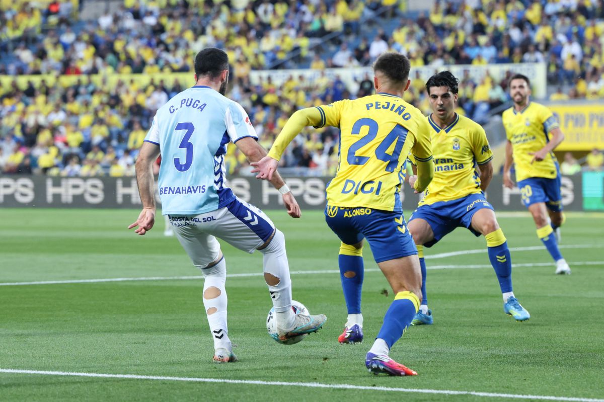 Un momento del partit UD Las Palmas-Màlaga CF | Foto del Màlaga CF / Servimedia
