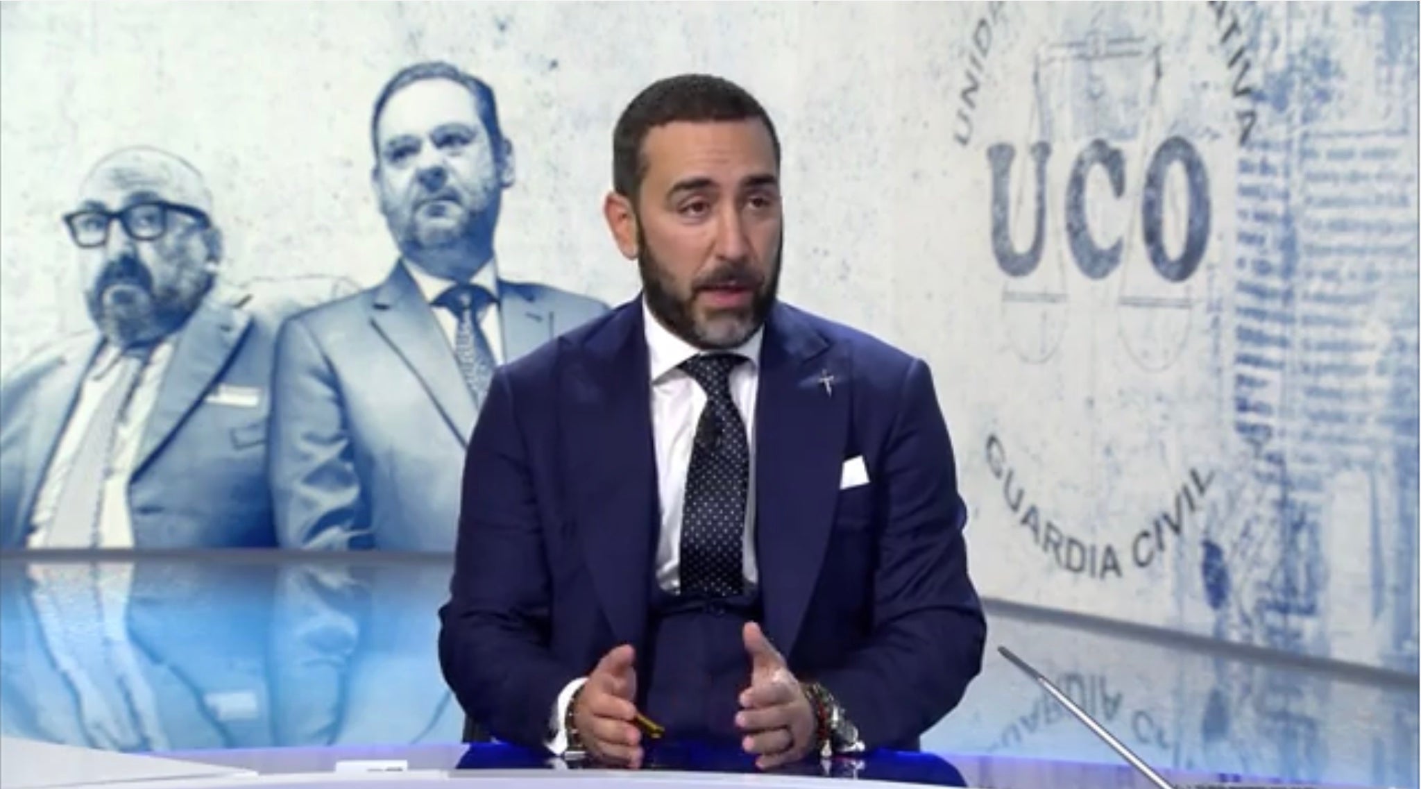 Víctor de Aldama, en un moment de l'entrevista/QS
