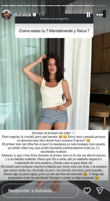 Dulceida reconeix que no travessa el seu millor moment - Instagram