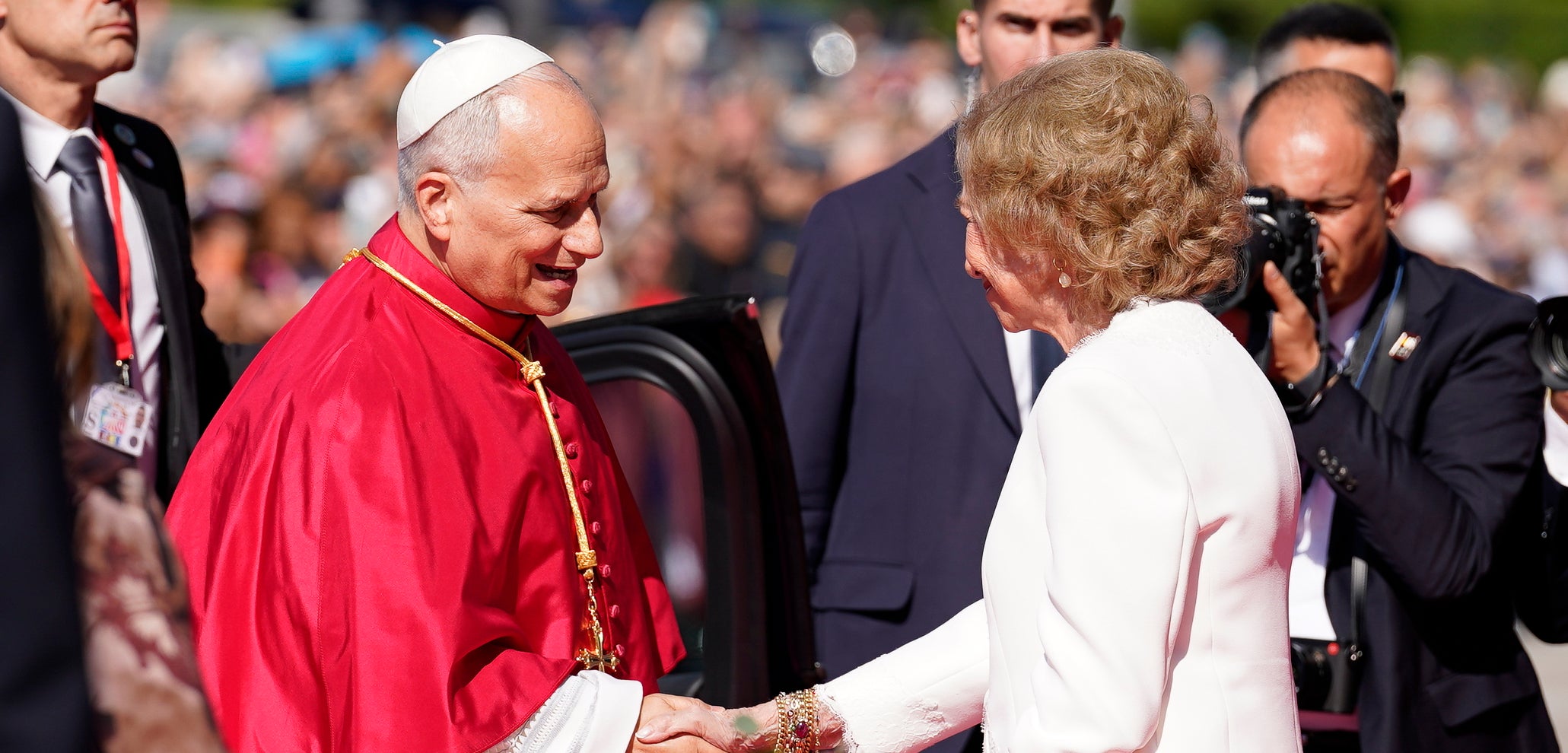 El Papa León XIV ha tenido una reunión con Sofía de Grecia - Europa Press
