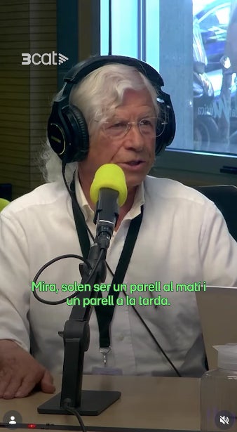 El pintor Lluís Roura envia cada dia quatre fotos a El Temps - Catalunya Ràdio