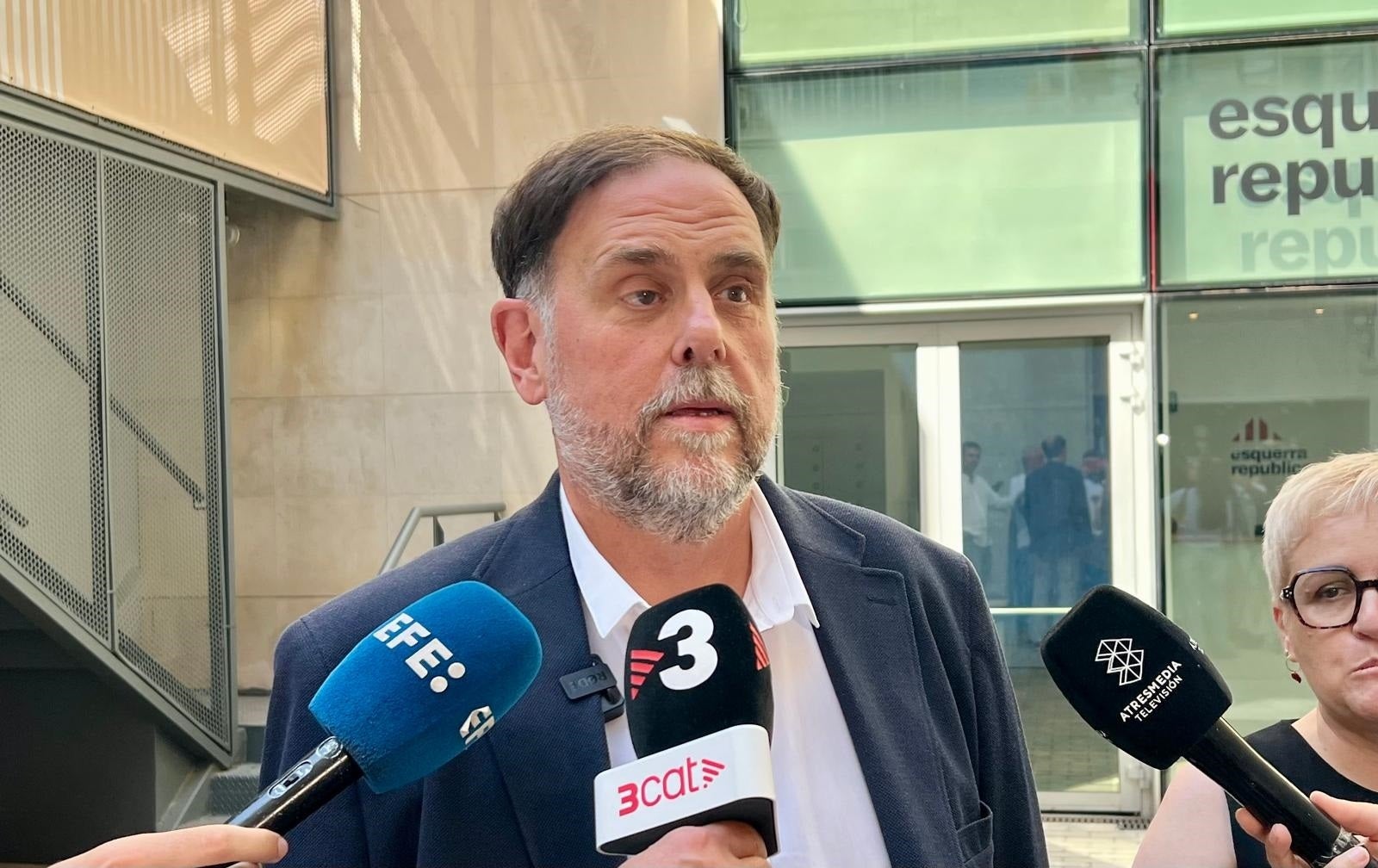 El president d'ERC, Oriol Junqueras / EP