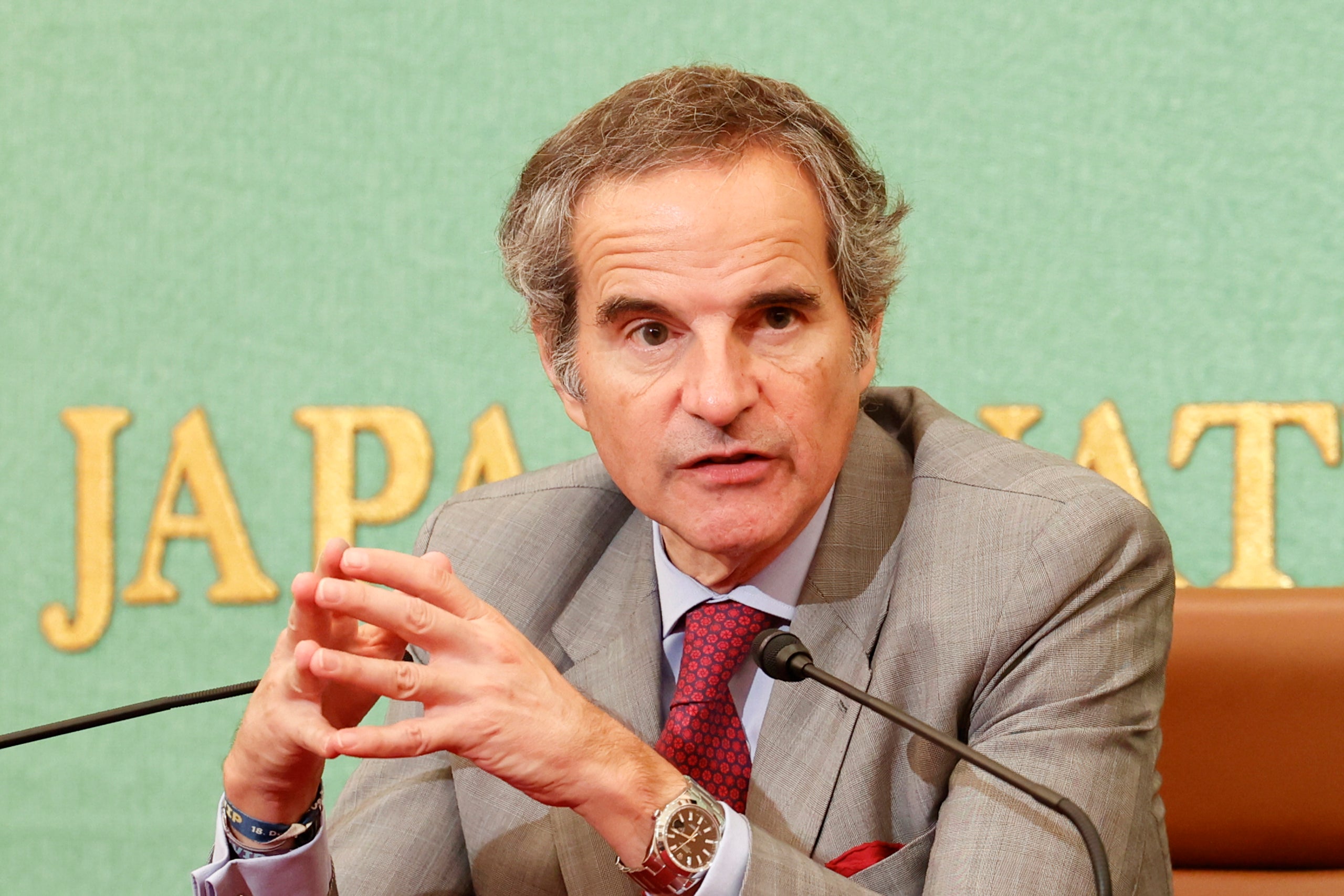 Rafael Mariano Grossi, director general de la Agencia Internacional de Energía Atómica (OIEA). Europa Press/Contacto/Rodrigo Reyes Marin