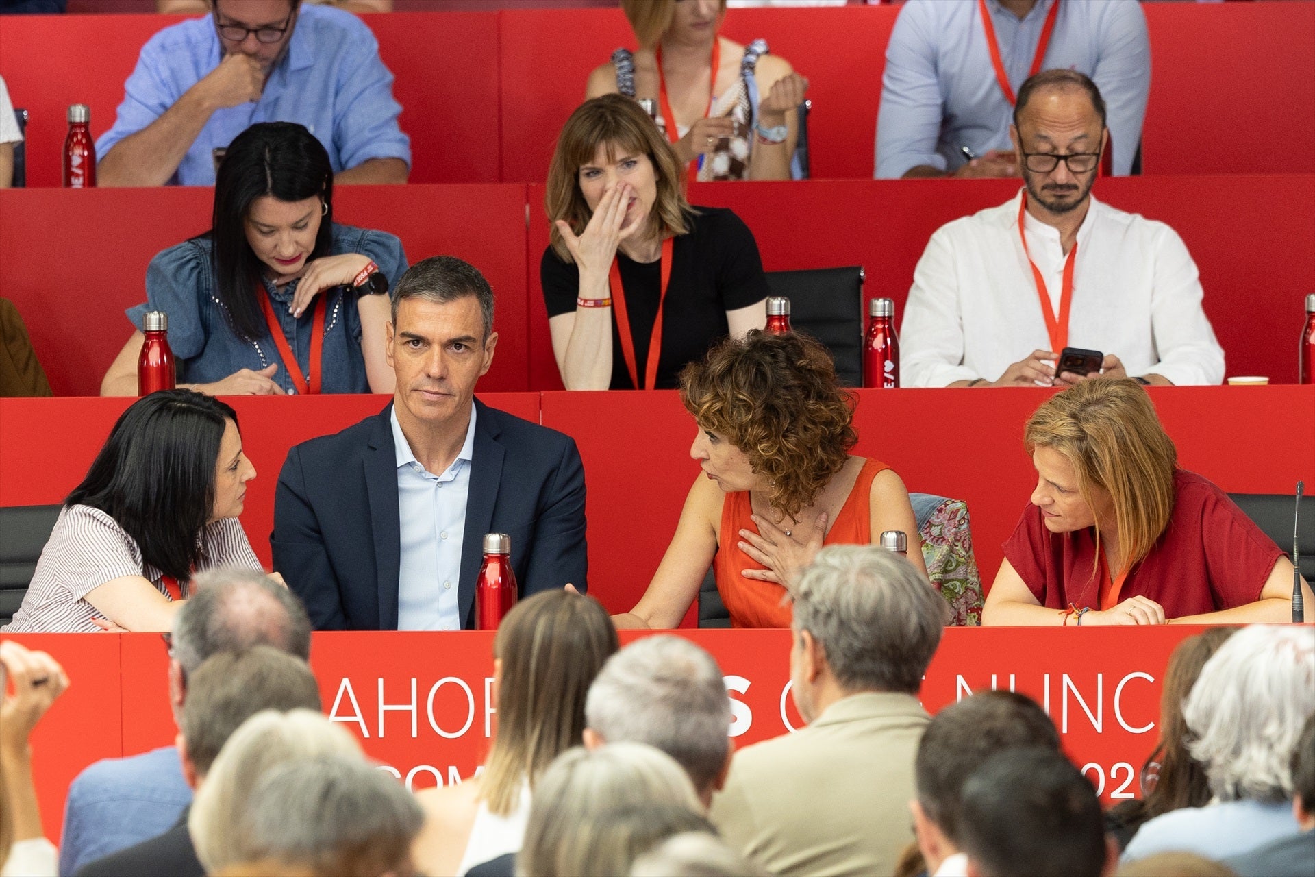 Pedro Sánchez, seriós, al Comitè Federal del PSOE d'aquest dissabte | Jesús Hellín / Europa Press