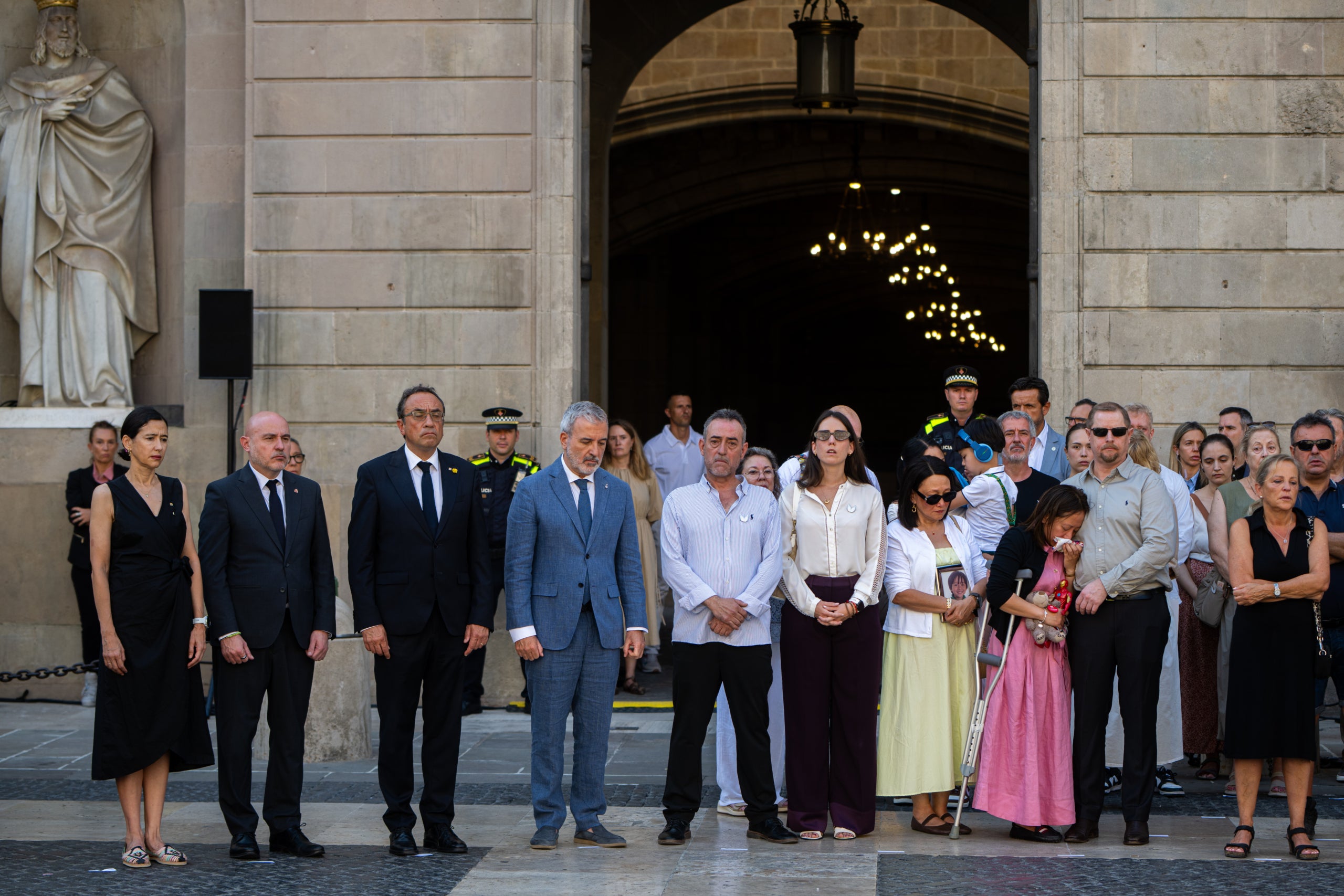 Homenatge a les víctimes de l'atemptat del 17A en el 9è aniversari / Lorena Sopêna / Europa Press
