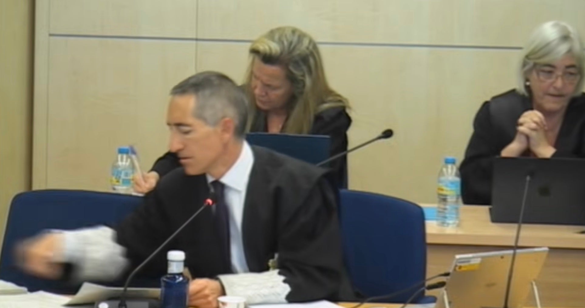 El fiscal César de Rivas, en la declaració de Villarejo