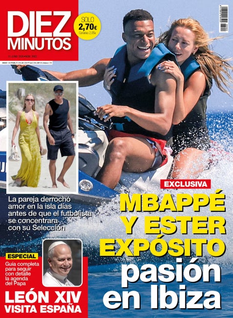 Kylian Mbappé i Ester Expósito, amb passió a Eivissa - Diez Minutos