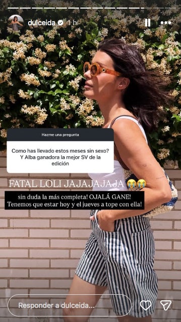 La influencer no es talla quan li fan preguntes íntimes - Instagram