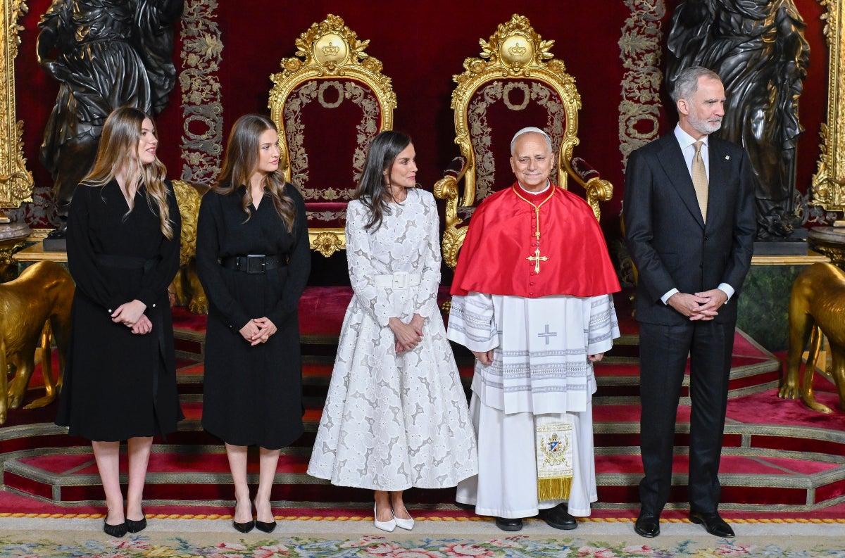 Letícia triomfa amb el Papa, mentre les filles no agraden - Europa Press